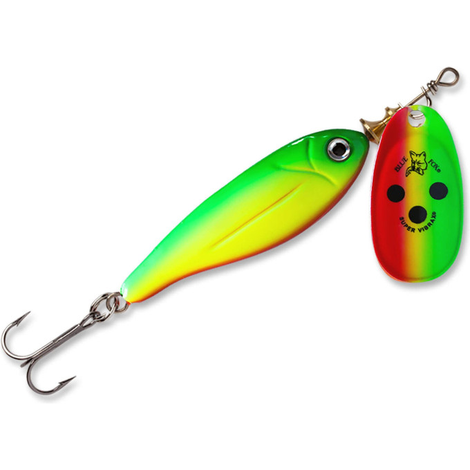 Блесна вращающаяся BLUE FOX Minnow Super Vibrax 3 /GYR / 13гр. BFMSV3-GYR